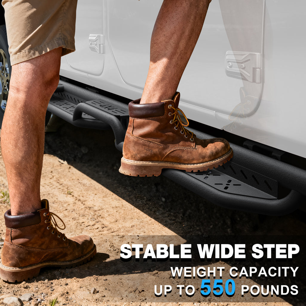 F250 Running Boards Side Steps for 1999-2016 Ford F250 SuperCrew