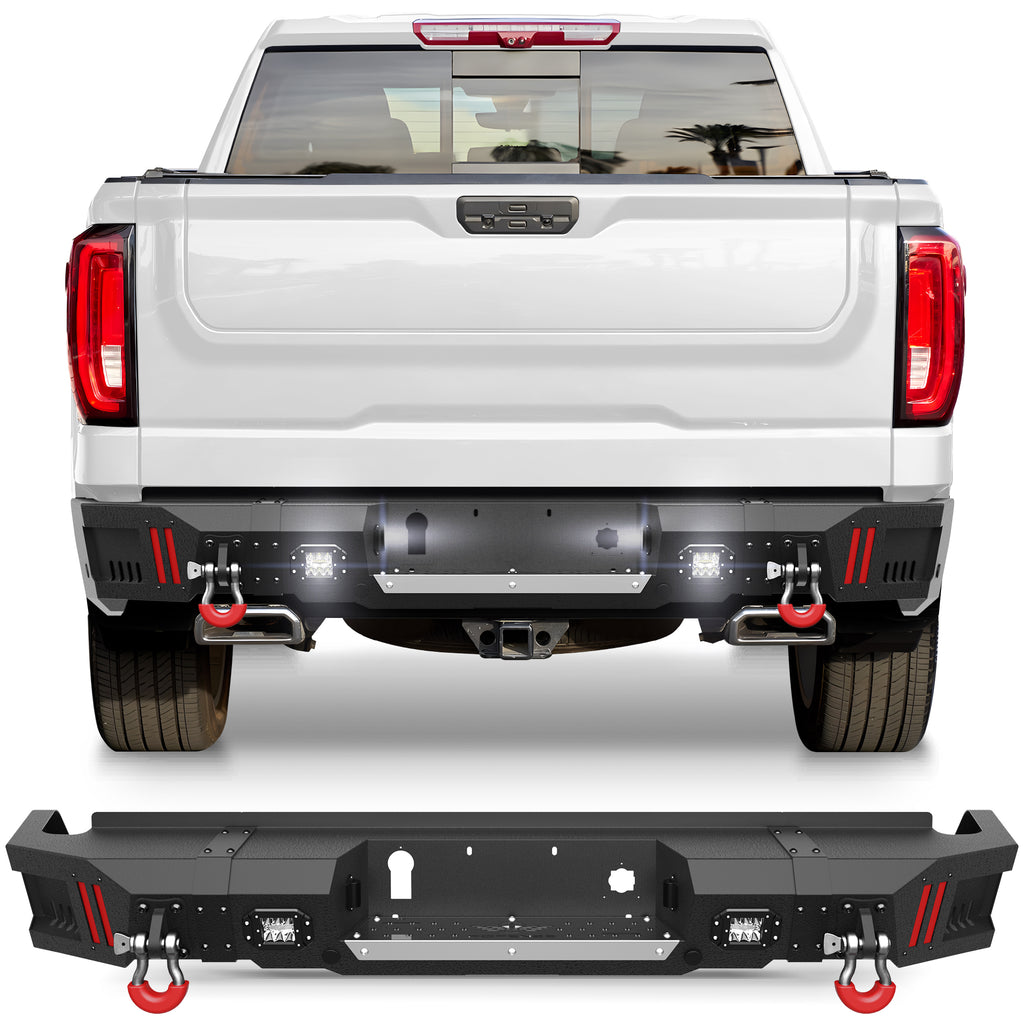 Silverado/Sierra 1500 Rear Bumper for 2019-2025 Chevy Silverado 1500 and GMC Sierra 1500