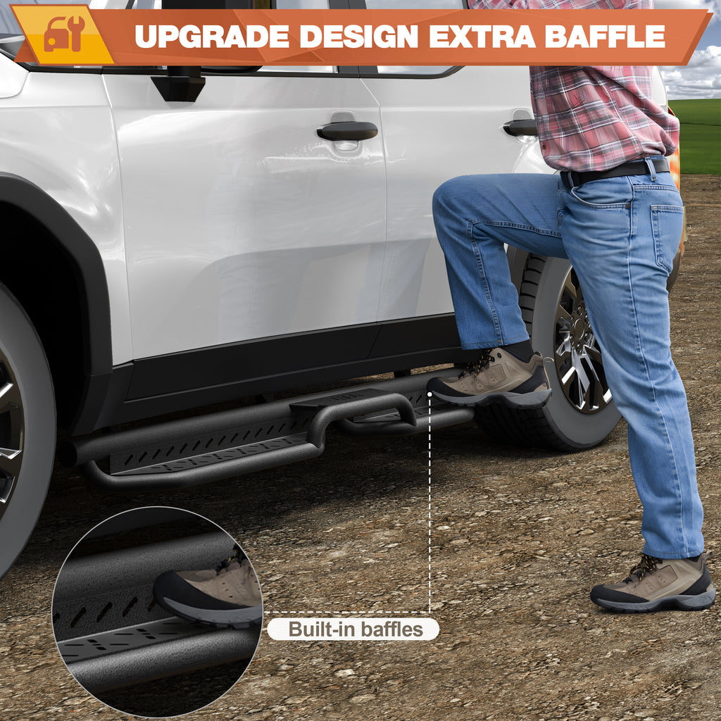 Prado Running Boards Side Step Compatible for Toyota Land Cruiser Prado LC250 2024-2025