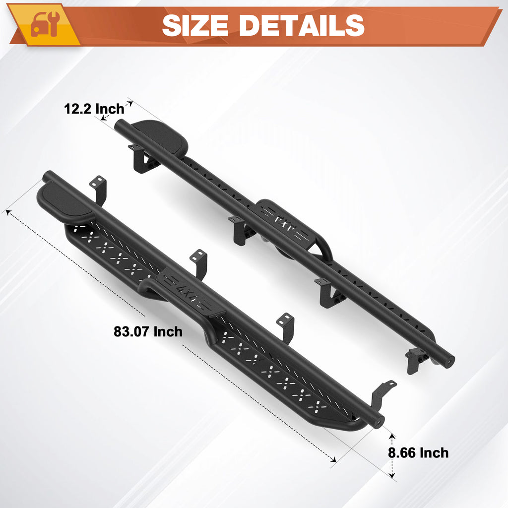 Running Boards for 2007-2021 Toyota Tundra Crew Max