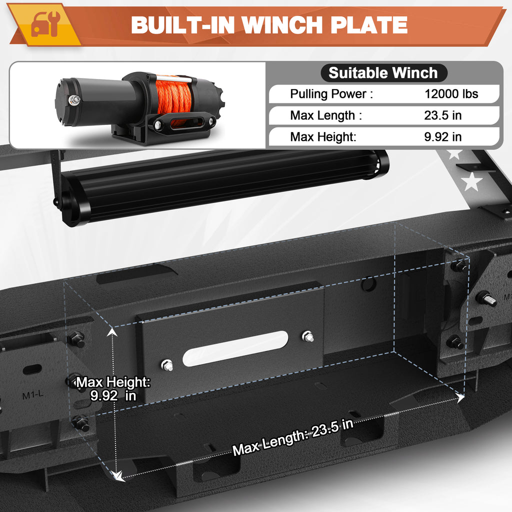 Sierra 1500 Front Bumper for 2014-2015 GMC Sierra 1500