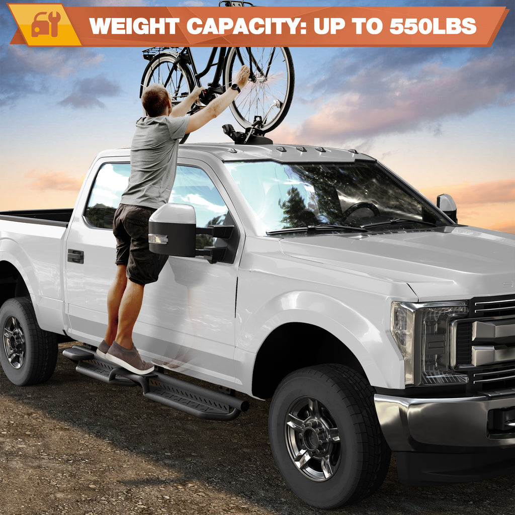 F250 Running Boards Side Steps for 1999-2016 Ford F250 SuperCrew