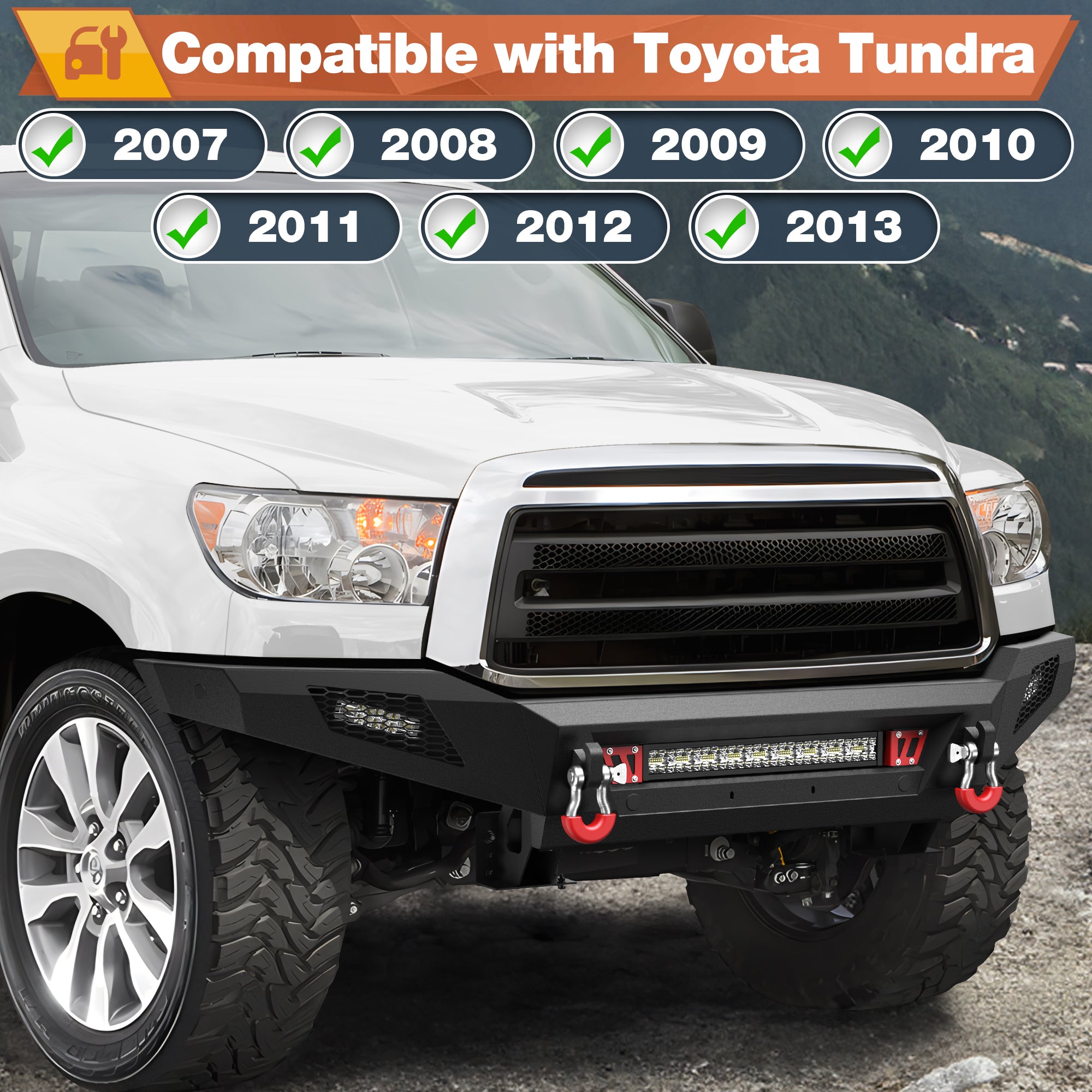 Tundra Front Bumper for 2007-2013 Tundra Pickup