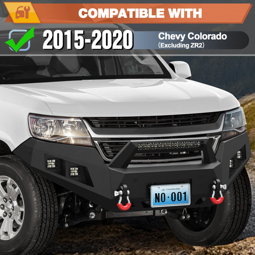 Colorado Front Bumper for 2015-2020 Chevy Colorado Pickup (Excluding ZR2)