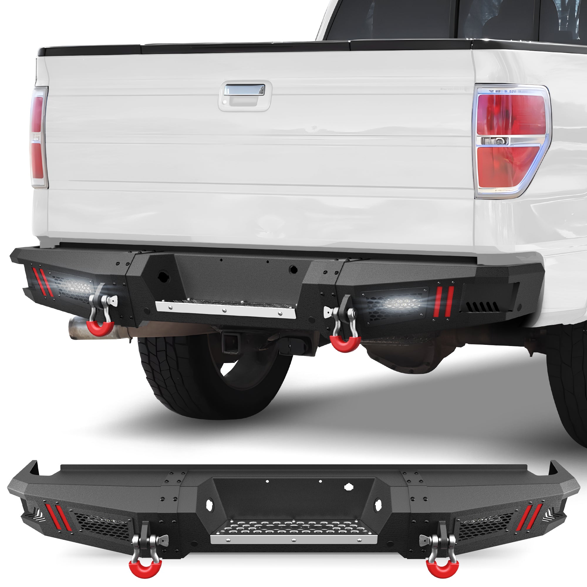 F150 Rear Bumper Fit for Ford 2009-2014 F150 (Excluding Raptor)