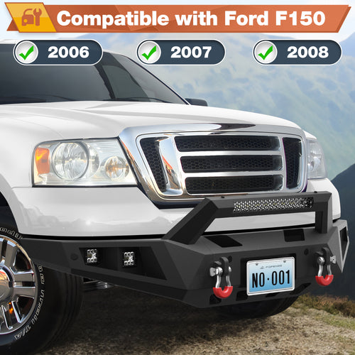 F150 Front Bumper and Rear Bumper for 2006-2007-2008 Ford F150 Pickup