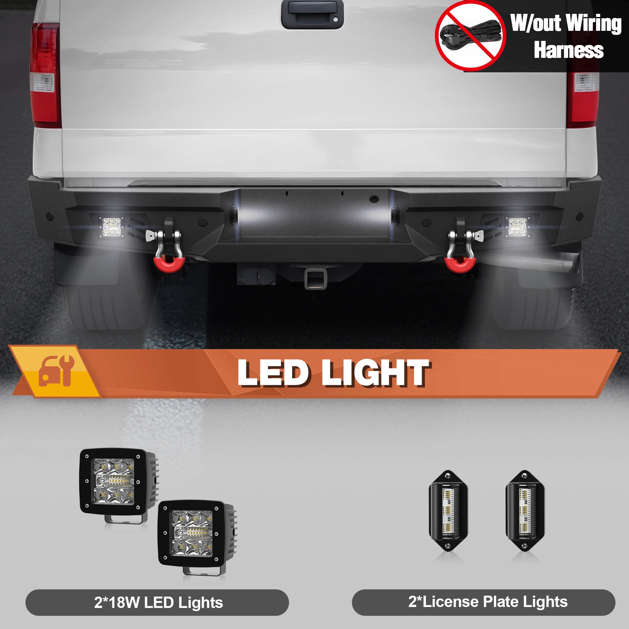 F150 Rear Bumper for 2006-2008 Ford F150 Pickup