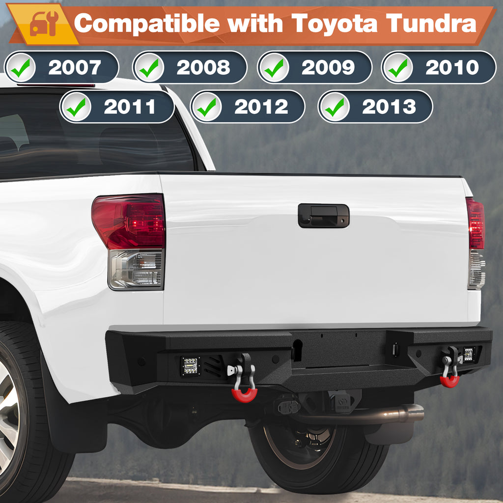 Tundra Front Bumper and Rear Bumper for 2007-2013 Toyota Tundra Pickup