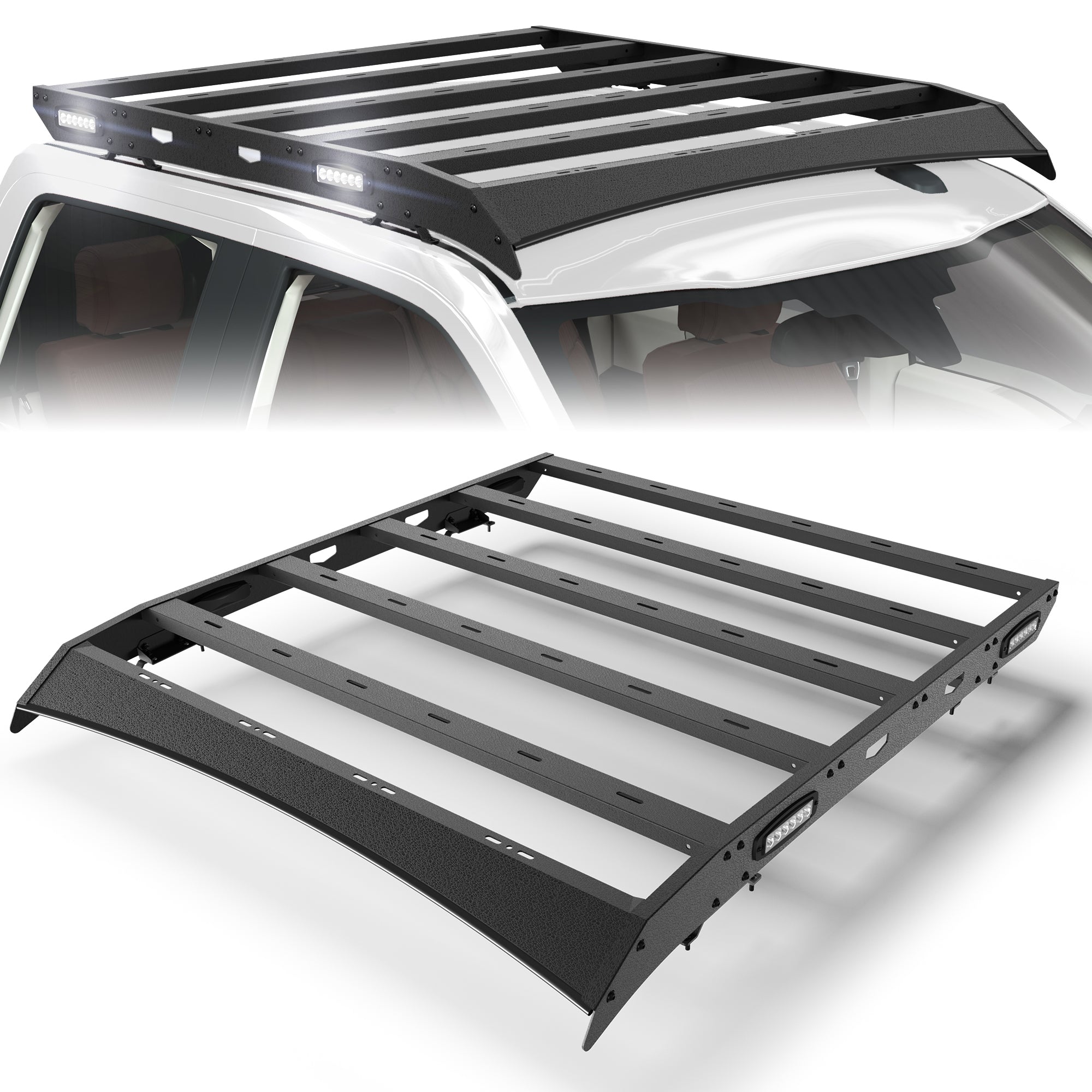 F150 Roof Rack with 2009-2014 Ford F150 7th Gen SuperCrew