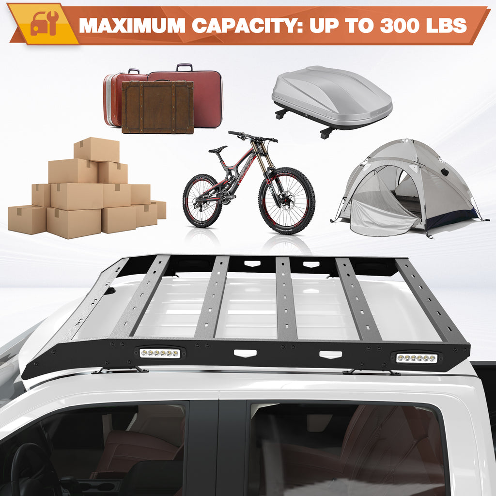 F150 Roof Rack with 2009-2014 Ford F150 7th Gen SuperCrew
