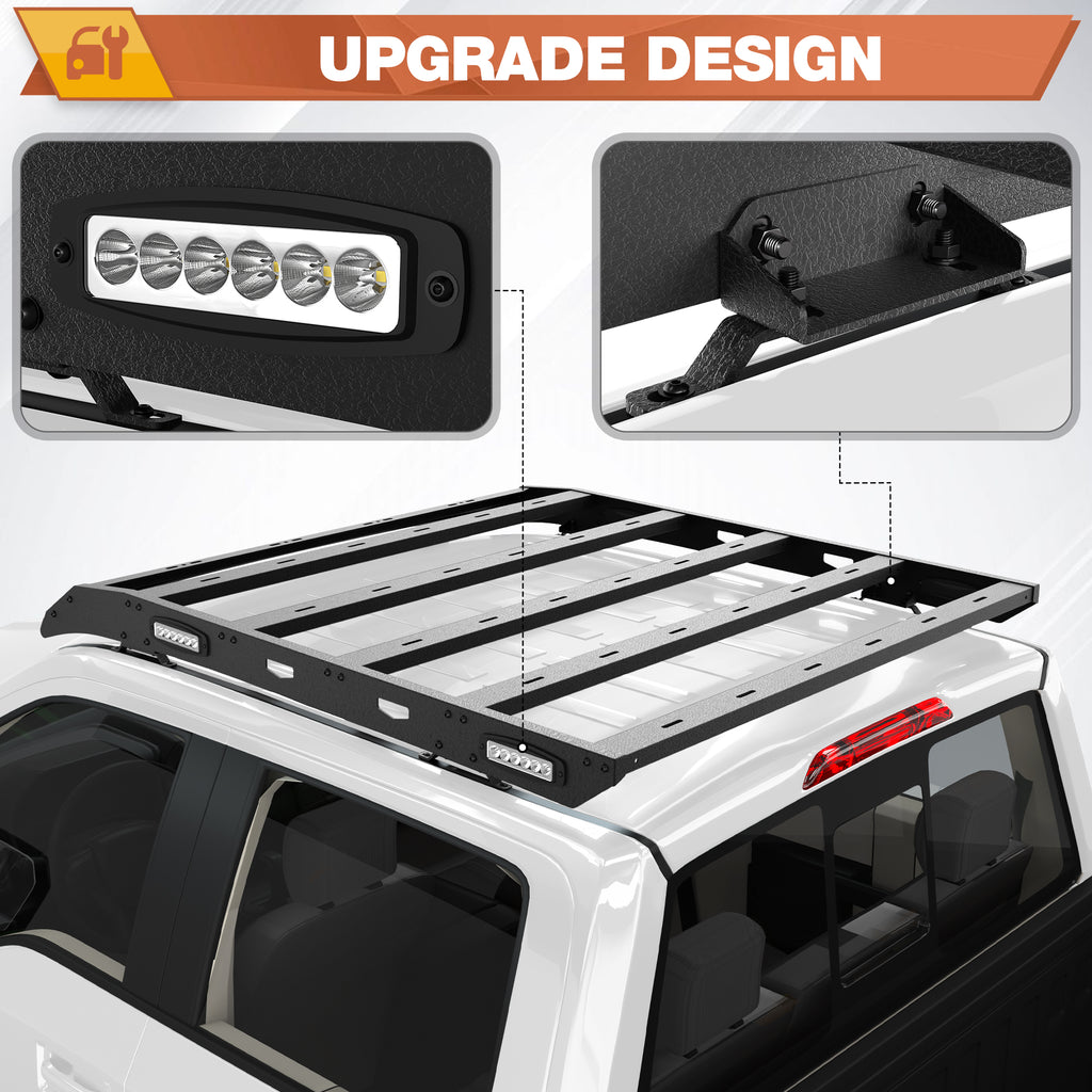 F150 Roof Rack with 2009-2014 Ford F150 7th Gen SuperCrew
