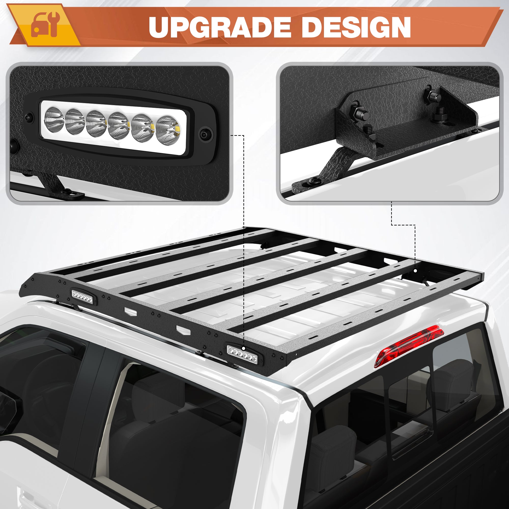 F150 Roof Rack with 2009-2014 Ford F150 7th Gen SuperCrew
