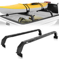 Truck Ladder Rack Without Bed Rails Compatible with 2007-2022 Chevy Silverado 1500 & 2009-2023 Ford F150 & 2002-2023 Dodge Ram 1500 & 2007-2013 Toyota Tundra
