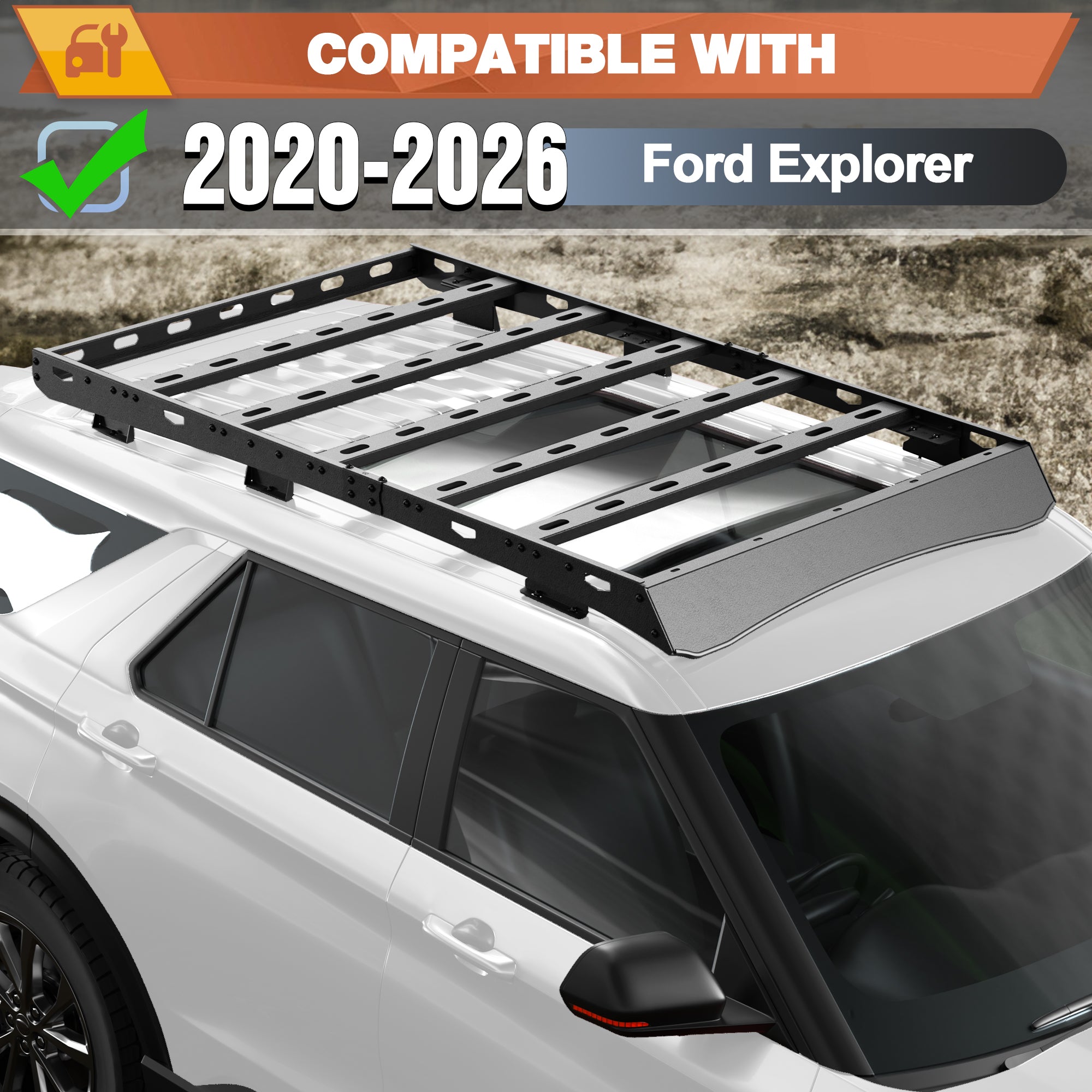 Explorer Roof Rack for  2020-2021-2022-2023-2024 Ford Explorer