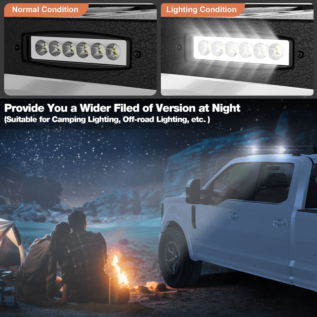 F250 Roof Rack Compatible for 2017-2018-2019-2020-2021-2022 Ford F250/F350/F450