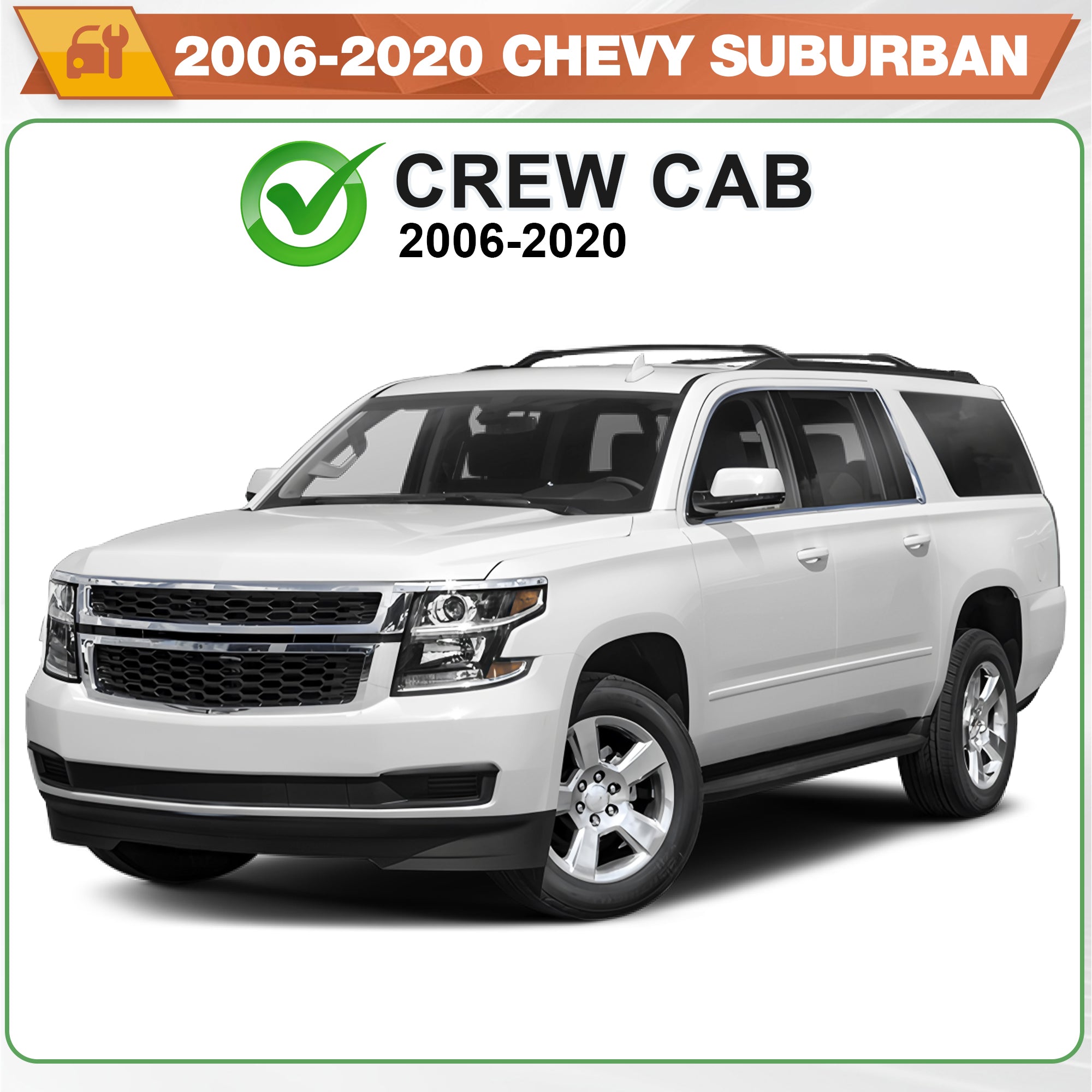 Suburban Running Boards Side Steps for 2006-2020 Chevy Suburban and GMC Yukon XL