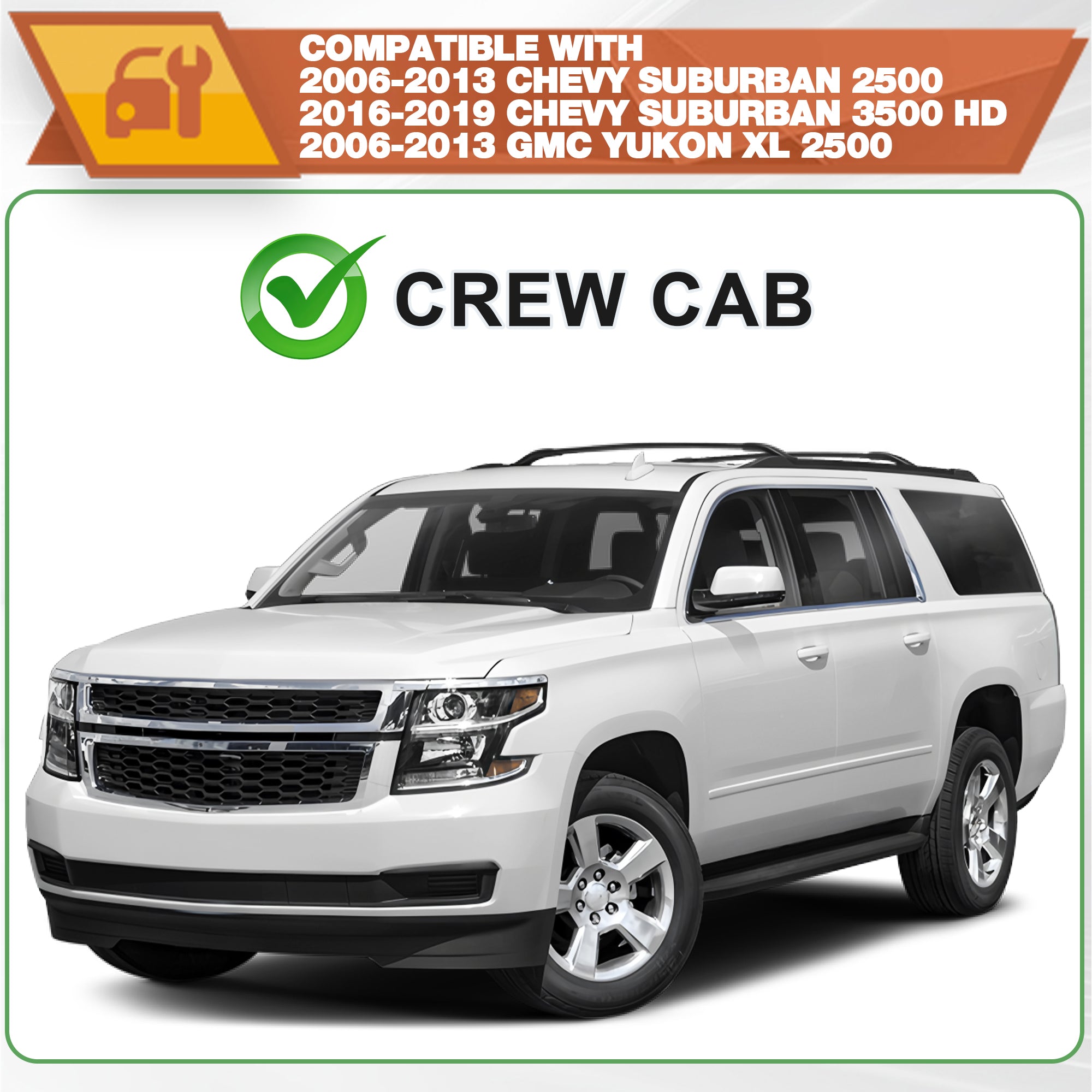 Suburban Running Boards Side Steps for 2006-2020 Chevy Suburban and GMC Yukon XL