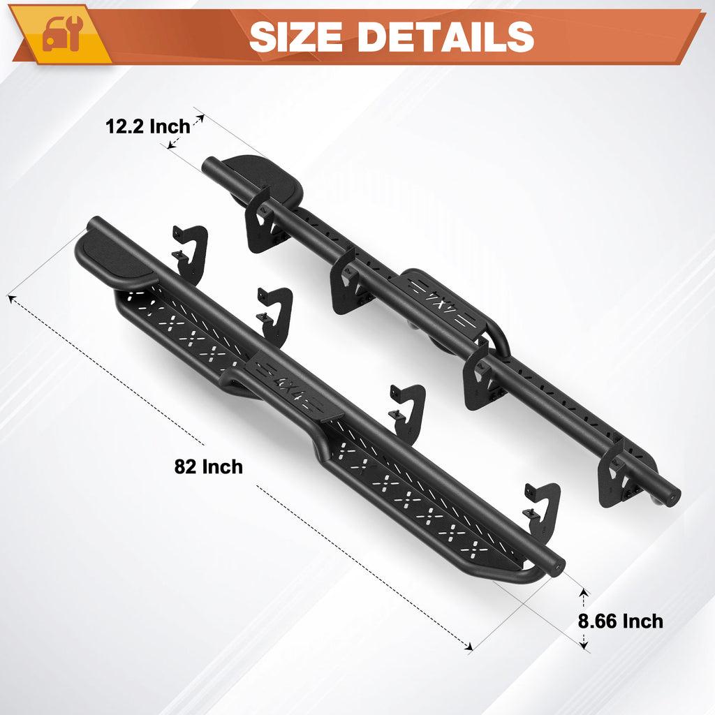 Suburban Running Boards Side Steps for 2006-2020 Chevy Suburban and GMC Yukon XL