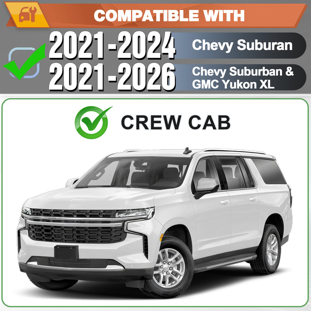 Suburban Running Boards Side Step for 2021-2026 Chevy Suburban & GMC Yukon XL