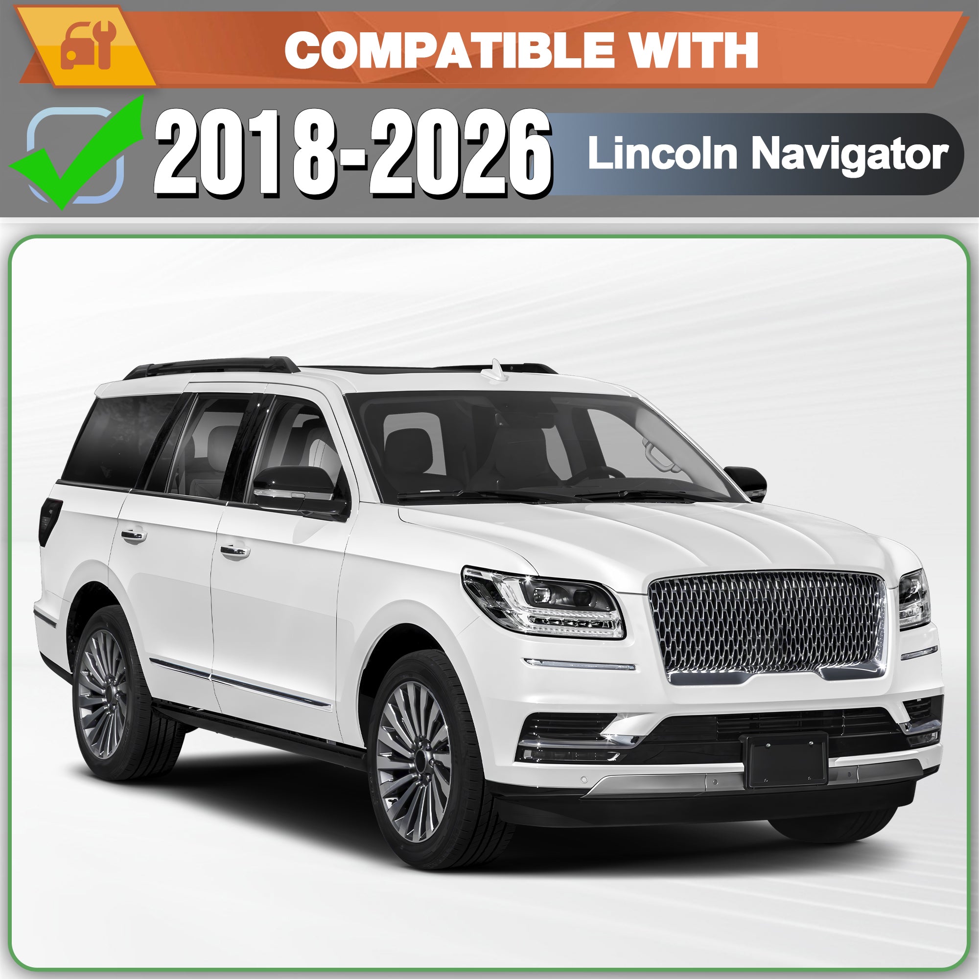 Expedition Running Boards Side Step Compatible for 2018-2026 Ford Expedition(Not for Max)