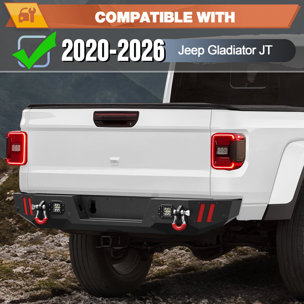 Jeep JT Rear Bumper for 2020-2026 Gladiator JT