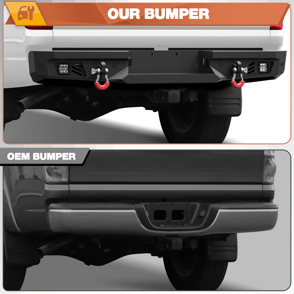 Tundra Rear Bumper for 2000-2001-2002-2003-2004-2005-2006 Toyota Tundra