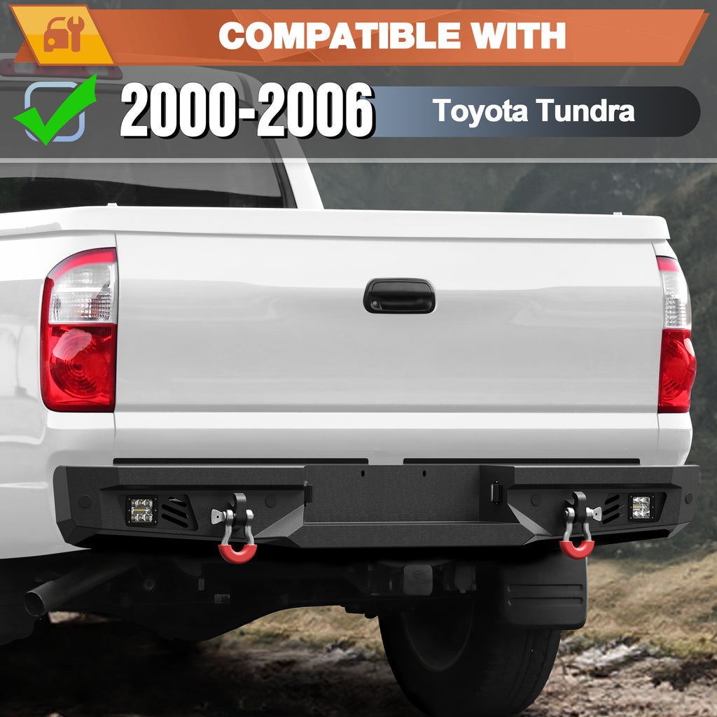 Tundra Rear Bumper for 2000-2001-2002-2003-2004-2005-2006 Toyota Tundra
