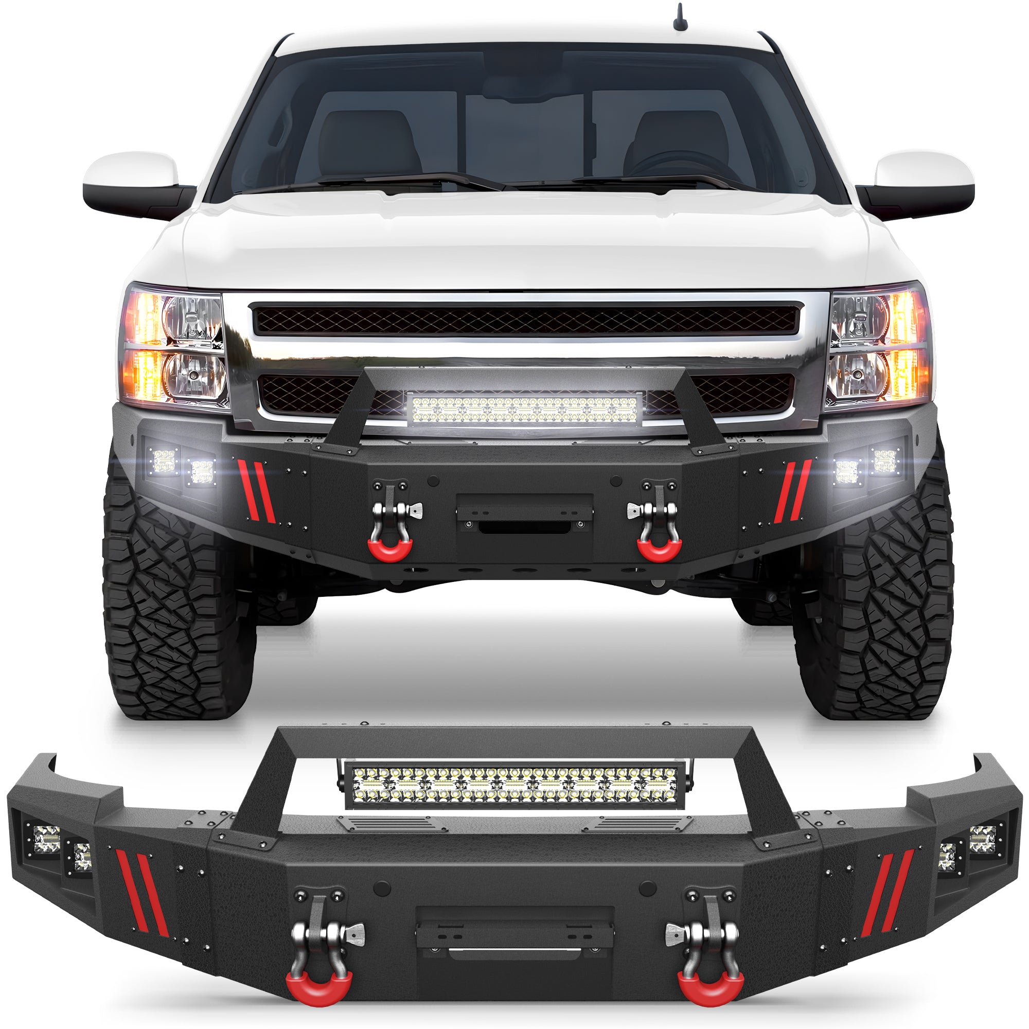 Silverado 1500 Front Bumper for 2007-2013 Chevy Silverado 1500