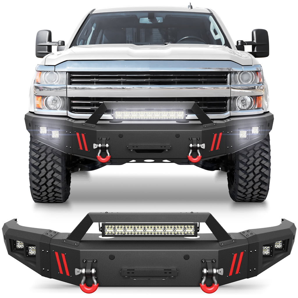 Chevy Silverado 2500 Front Bumper for 2015-2019 Chevrolet Silverado 2500/3500 HD
